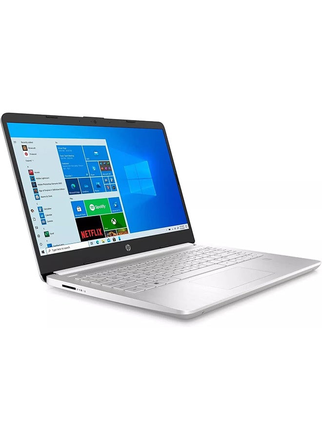 HP - 14-dq2031tg (Upgraded Version) Laptop With 14-Inch Display, Core i3-1125G4 Processor/4GB RAM/128GB SSD/Intel UHD Graphics/Windows 11 Home English Silver - Image 1