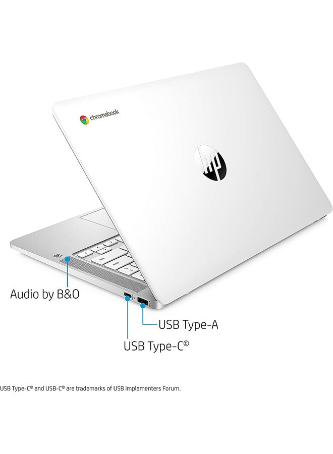 Chromebook - 14a-na0020nr Laptop With 14-Inch Display, Celeron N4020 Processor/4GB RAM/32GB Emmc/Intel UHD Graphics 600/Chrome OS English Grey