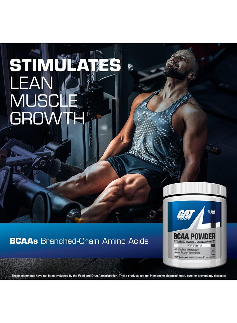 GAT BCAA Powder - Instantized Branched-Chain Amino Acids, 266.5 Grams, 50 Servings  - Image 3