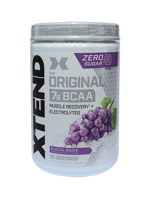 Original 7G BCAA Muscle Recovery + Electrolytes, Glacial Grape - 30 Servings - 390 grams