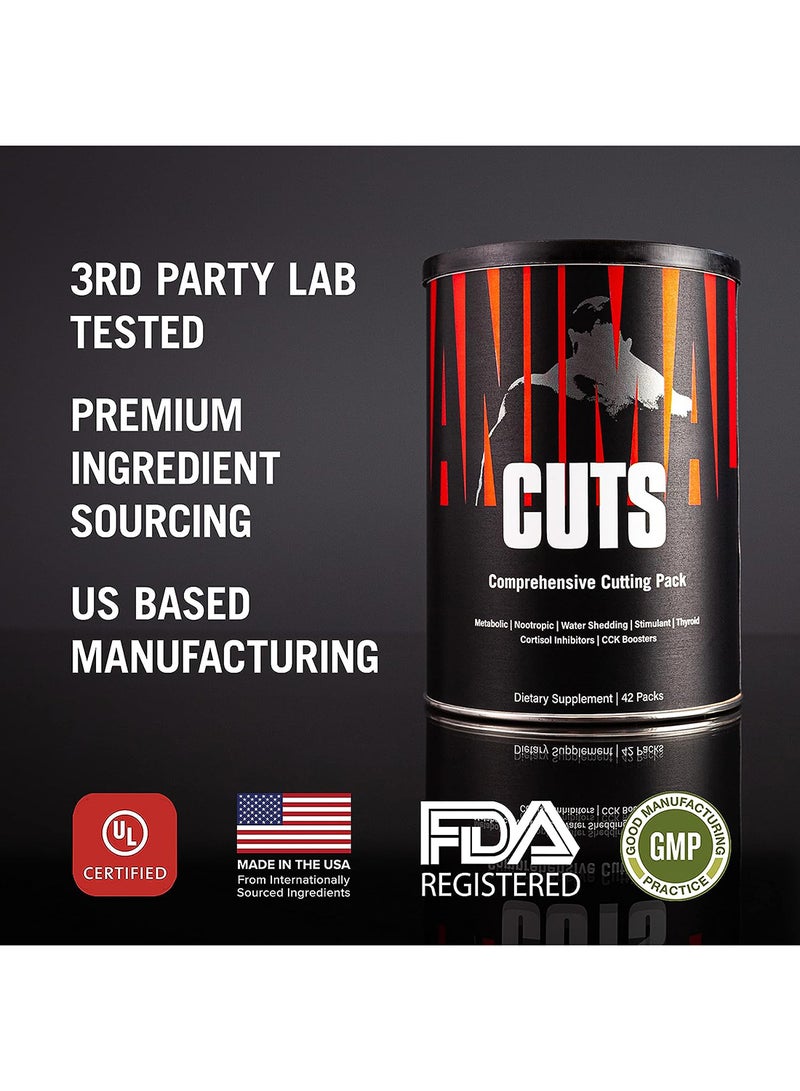 UNIVERSAL NUTRITION Animal Cuts Comprehensive Cutting Pack - 42 Packs  - Image 4
