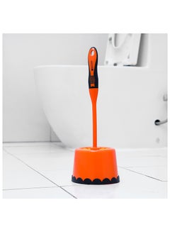 Royalford Toilet Brush With Holder 14x14x38cm  - Image 2