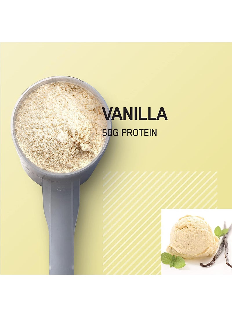 Optimum Nutrition Serious Mass Weight Gain Protein Powder Vanilla 6lb  - Image 2