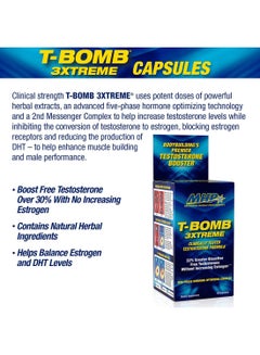 MHP T-Bomb 3xtreme Dietary Supplement - 168 Capsules  - Image 2