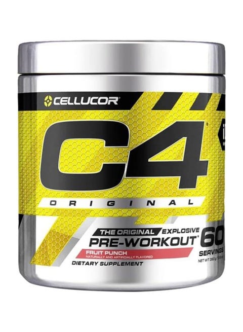 C4 Original Explosive Pre-Workout - Fruit Punch - 60 Servings - 390 grams