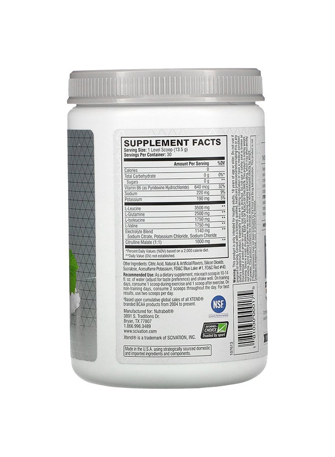 Original 7G Bcaa Muscle Recovery + Electrolytes, Glacial Grape - 30 Servings - 390 Grams