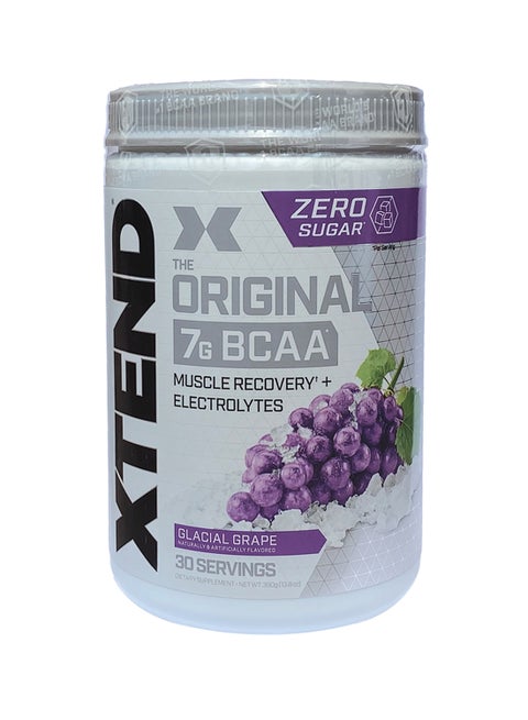 Original 7G BCAA Muscle Recovery + Electrolytes, Glacial Grape - 30 Servings - 390 grams