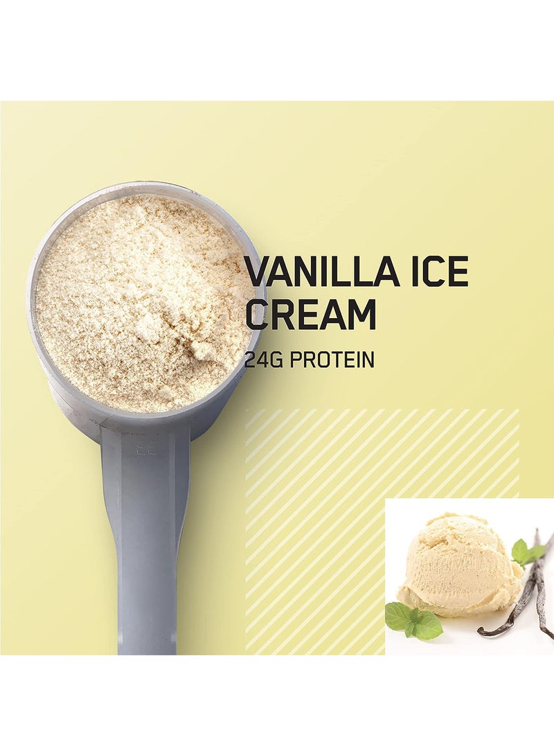Optimum Nutrition - Gold Standard 100% Whey Protein Powder 2 lbs (Vanilla Ice Cream) - Image 1
