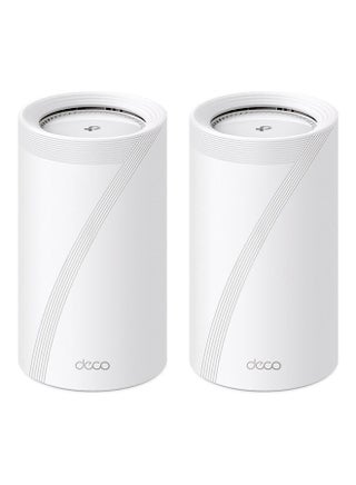 Tri-Band WiFi 7 BE19000  Whole Home Mesh System (Deco BE85) | 12-Stream 22 Gbps | 2× 10G + 2× 2.5G Ports Wired Backhaul, 8× High-Gain Antennas | VPN, AI-Roaming, 4×4 MU-MIMO, HomeShield (2-Pack) White - v1691048075/N53425504A_1