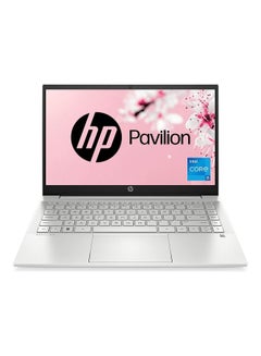 Pavilion 14 14-dv2015TU Laptop With 14-Inch Display, Core i7 1255U Processor/16GB RAM/1TB SSD/Intel Iris XE Graphics/Windows 11 Home English/Arabic Silver