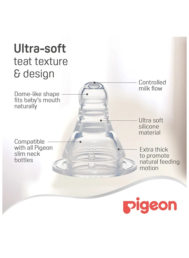 pigeon Streamline Slim Neck Feeding Bottle - 150ML - Assorted