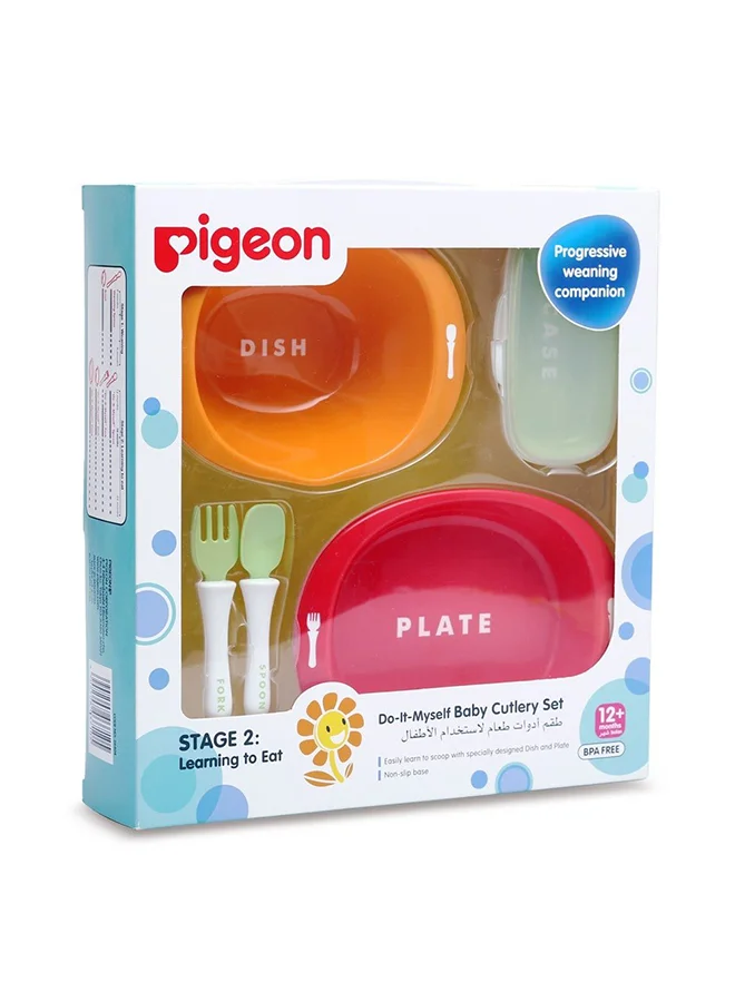 pigeon 5-Piece All By Myself Step 2 Feeding Set, 12+ M