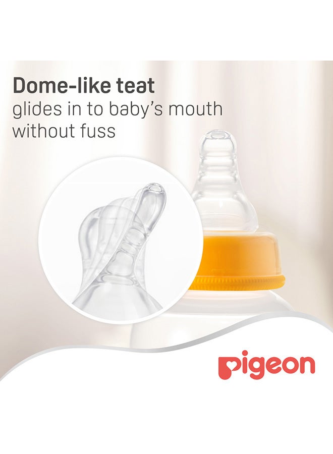 pigeon Peristaltic Slim Neck Silicone Nipple 3 pieces Box - S (0-3 Months)  - Image 5