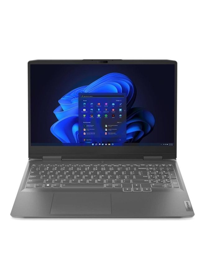 Lenovo - LOQ 15IRH8 13th Generation Core i7-13700H 16GB RAM 1TB SSD 8GB NVIDIA GeFORCE RTX 4060 15.6 Inch FHD IPS Display 144 Hz White Backlit Keys Win11 English Black - Image 1