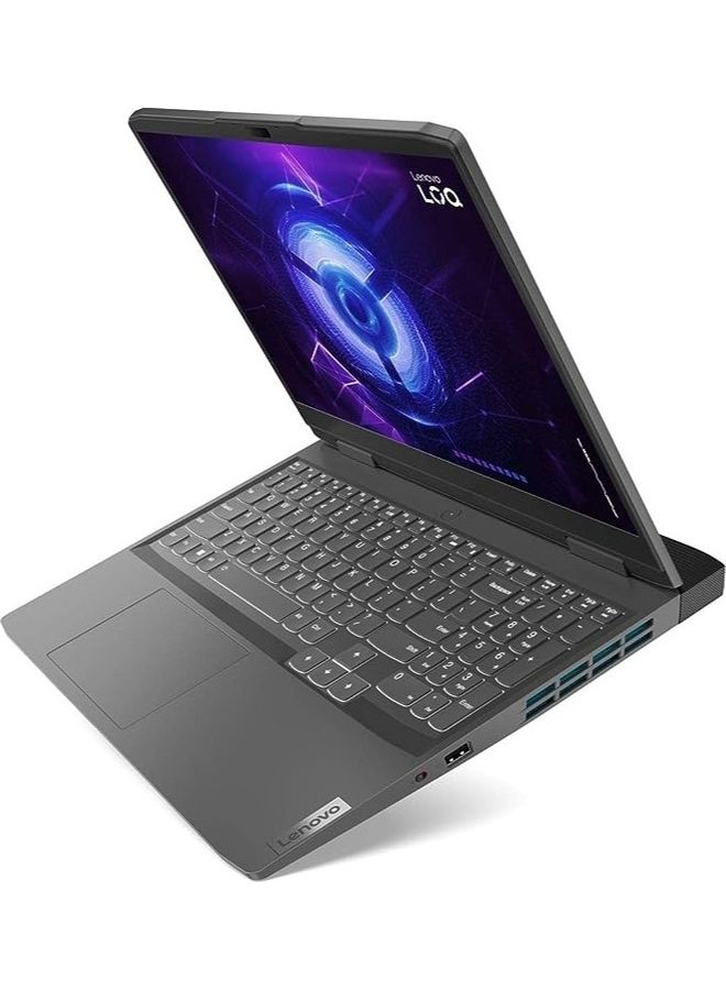 Lenovo - LOQ 15IRH8 13th Generation Core i7-13700H 16GB RAM 1TB SSD 8GB NVIDIA GeFORCE RTX 4060 15.6 Inch FHD IPS Display 144 Hz White Backlit Keys Win11 English Black - Image 1
