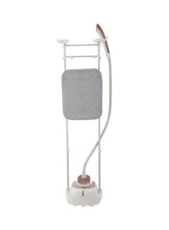 1800W Digital Garment Steamer With Detachable Board, Free Angle Adjustable Poles Rotary Wheels + Multiple Attachments For Wrinkle & Sanitized Garment 2 L 1800 W MYGZ20D2W White
