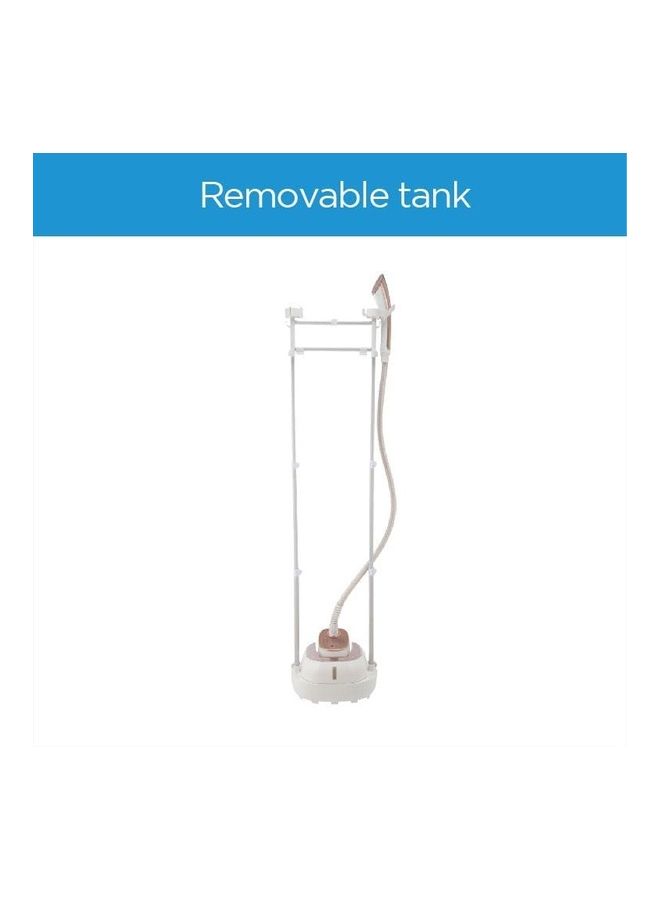 Midea - 1800W Digital Garment Steamer With Detachable Board, Free Angle Adjustable Poles Rotary Wheels + Multiple Attachments For Wrinkle & Sanitized Garment 2 L 1800 W MYGZ20D2W White - Image 1