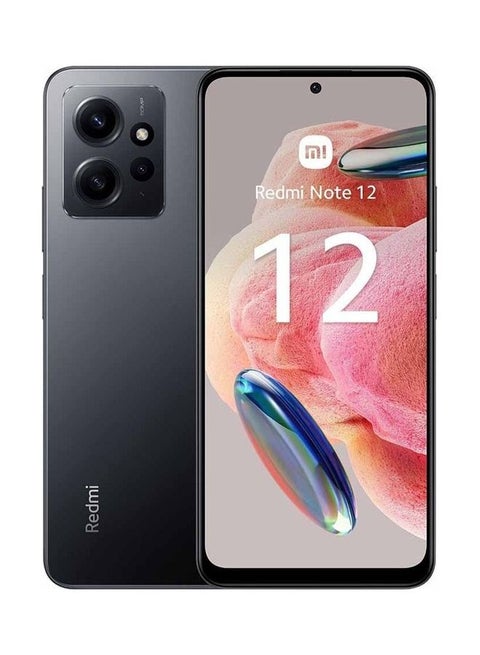 Redmi Note 12 Dual SIM Onyx Gray 8GB RAM 256GB 4G - Global Version