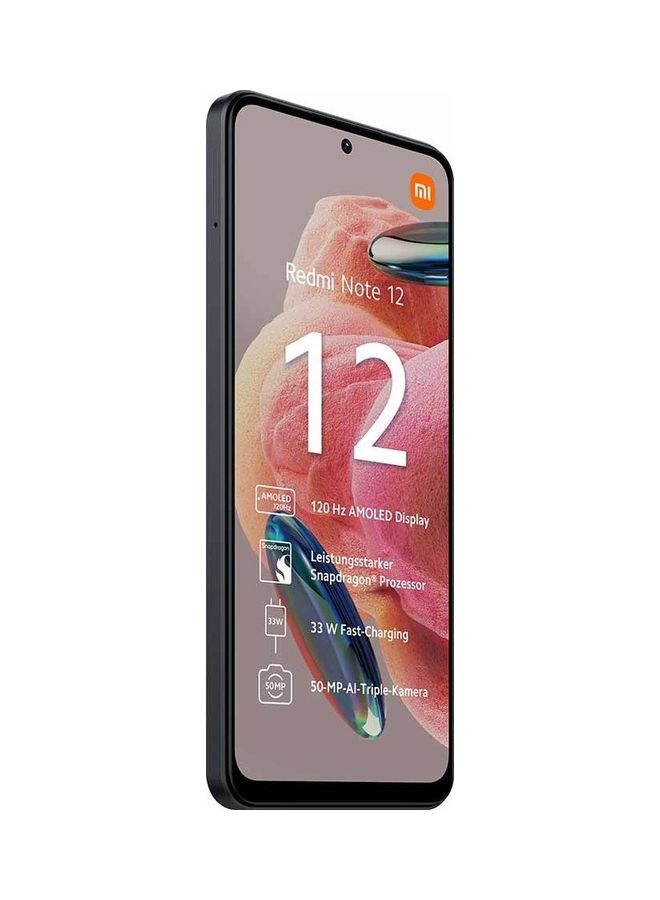 Redmi Note 12 Dual SIM Onyx Gray 8GB RAM 256GB 4G - Global Version