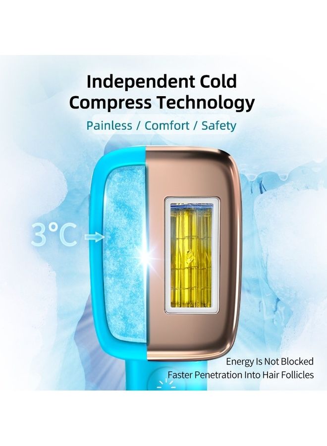 MLAY - T14 Face 500000 Pulses Quartz Lamp For Updated IPL Ice Laser Painless Hair Removal Device - Image 1