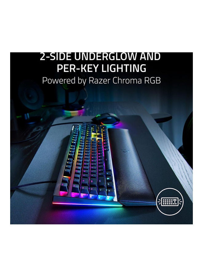 RAZER BlackWidow V4 Mechanical Gaming Keyboard, Razer Green Switches, Wired Connectivity, Multi-Function Roller, 6 Macro Keys, Doubleshot ABD Keys, English Layout, Black | RZ03-04690100-R3M1 - Image 3