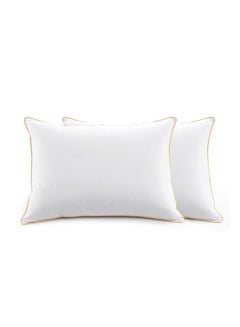 Hotel Pillow, for Back, Neck, and Shoulder Support Soft Fluffy Golden Line Hotel Pillows Microfiber White 75x50cm - v1691061967/N49739766A_4