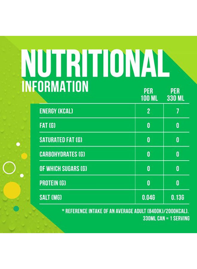 7up Extra Fizz Zero Sugar Can 330ml Pack of 6 - Image 4