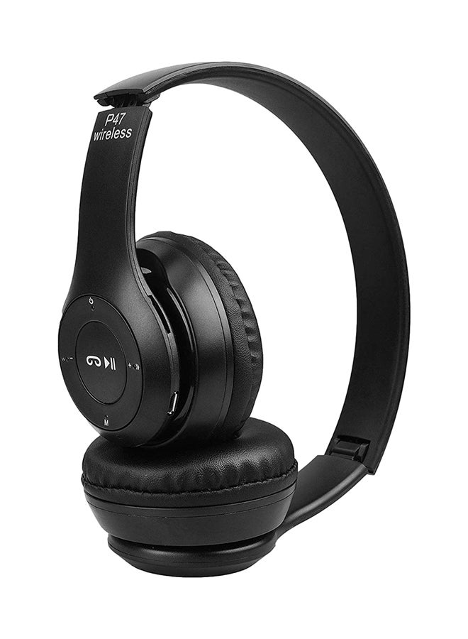 P47 - P47 Wireless Headset Black - Image 1