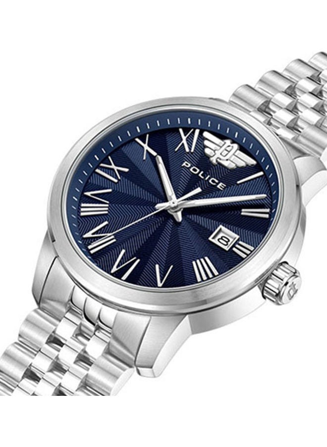 POLICE Men's Analog Round Shape Metal Wrist Watch PEWJH0021303 - 41 Mm  - Image 4