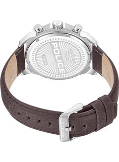 POLICE Men's Chronograph Round Shape Leather Wrist Watch PEWJF0021040 - 44 Mm  - Image 3