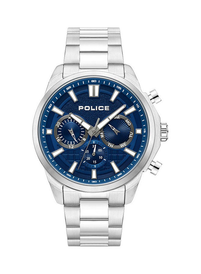 POLICE - Men's Chronograph Round Shape Metal Wrist Watch PEWJK0021004 - 44 Mm - Image 1