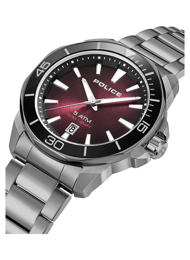 POLICE - Men's Analog Round Shape Metal Wrist Watch PEWJH0021403 - 43 Mm - Image 1