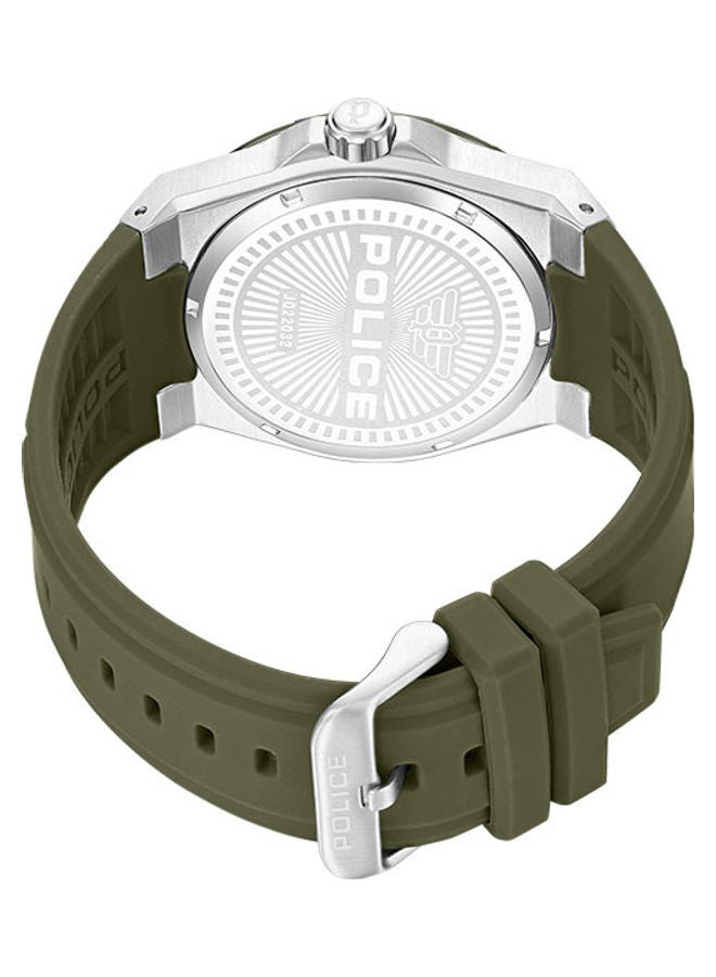 POLICE Men's Chronograph Round Shape Silicone Wrist Watch PEWJQ2203242 - 45 Mm - Image 3