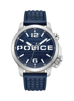 POLICE Men's Analog Round Shape Leather Wrist Watch PEWJD0021702 - 44 Mm  - Image 1