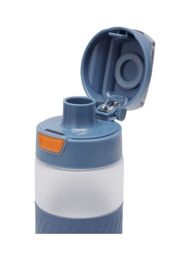 Royalford - Water Bottle With Push Button Cap Blue 650ml - Image 1