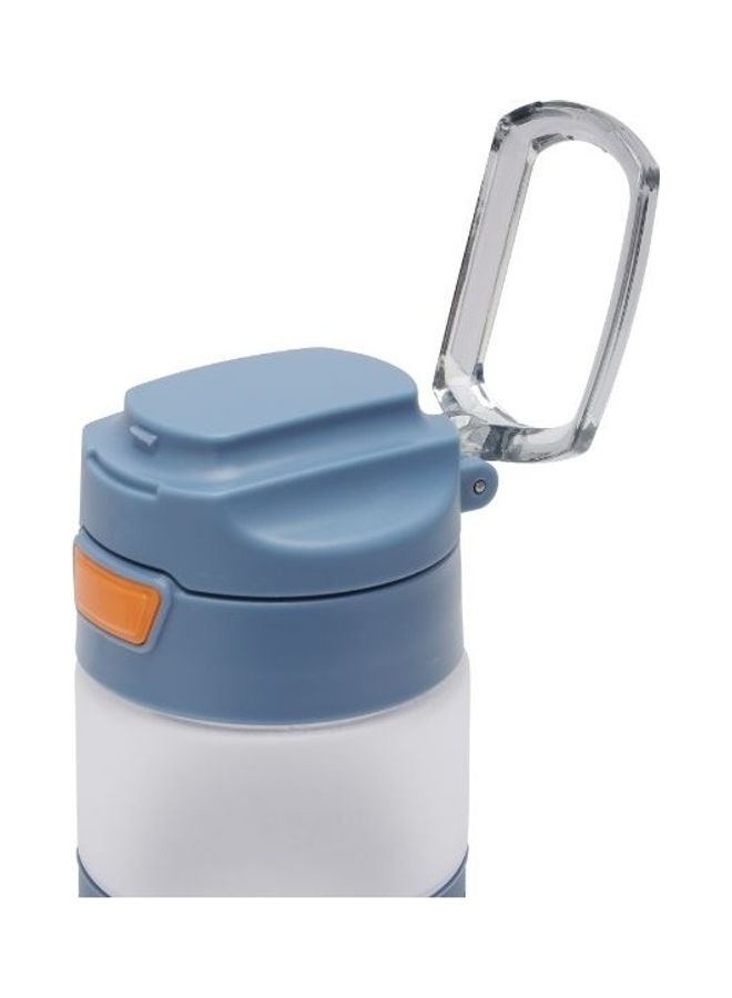 Royalford - Water Bottle With Push Button Cap Blue 650ml - Image 1