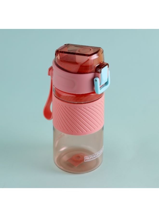 One-Press Open Lid Water Bottle Pink 500ml