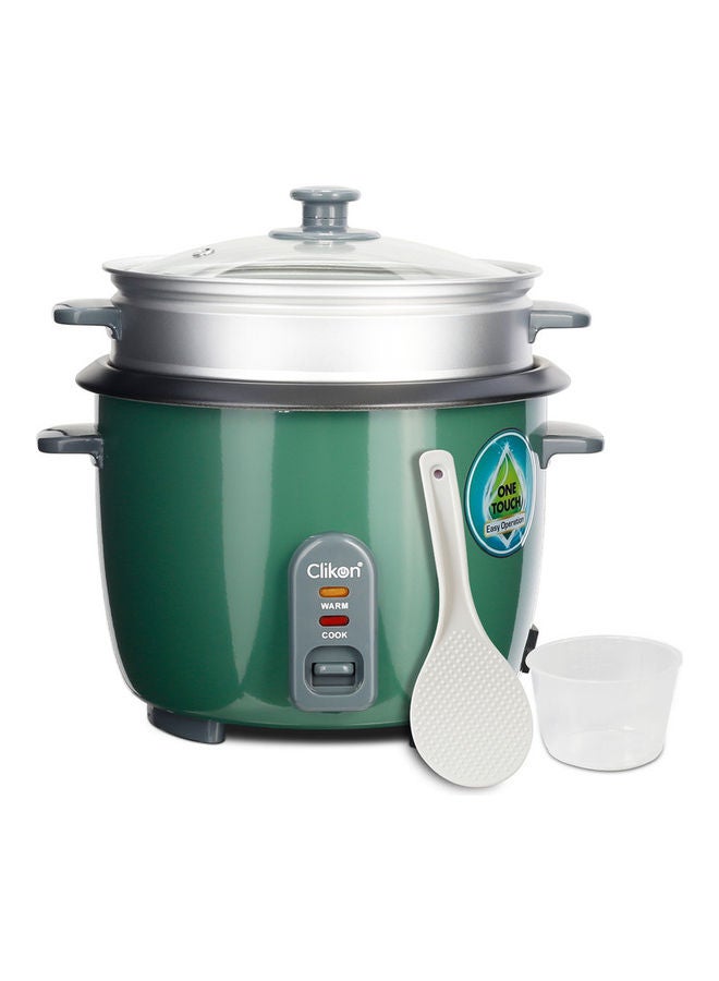 Clikon Rice Cooker With Streamer 1.8 L 700.0 W CK2127-N Green  - Image 2