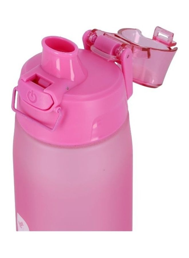 رويال فورد Button Lock Lid With Transparent Body Water Bottle Pink 550ml  - Image 3