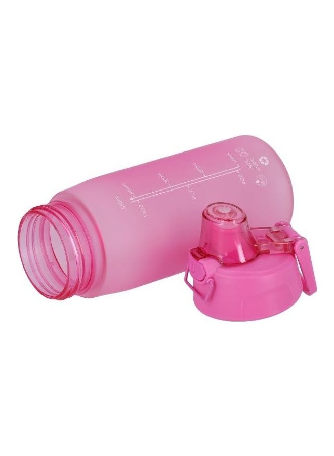 رويال فورد Button Lock Lid With Transparent Body Water Bottle Pink 550ml  - Image 5