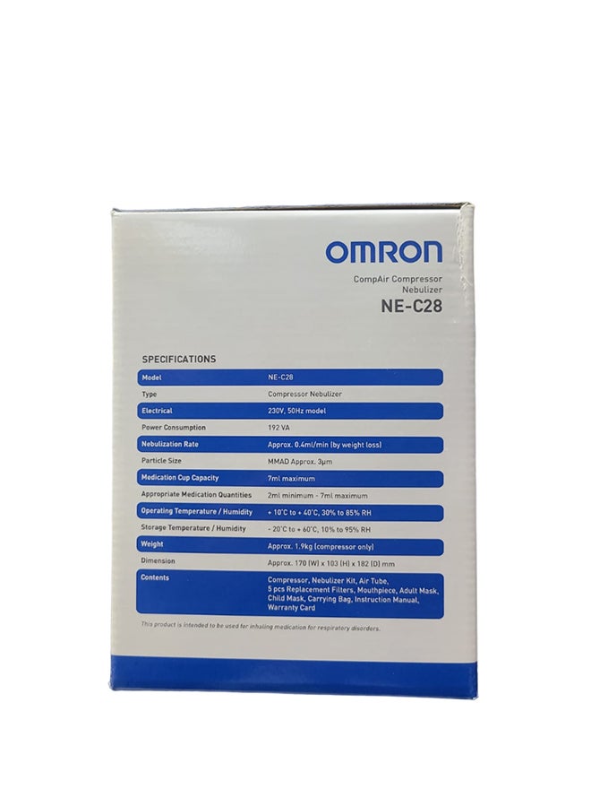 Omron - CompAir Compressor Nebulizer NE-C28 - Image 1