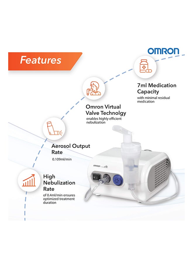 Omron - CompAir Compressor Nebulizer NE-C28 - Image 1