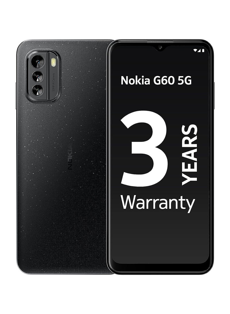 NOKIA - G60 Dual Sim Pure Black 6GB RAM 128GB 5G - Middle East Version - Image 1
