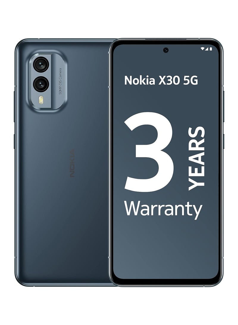 NOKIA - X30 Dual Sim Cloudy Blue 8GB RAM 256GB 5G - Middle East Version - Image 1