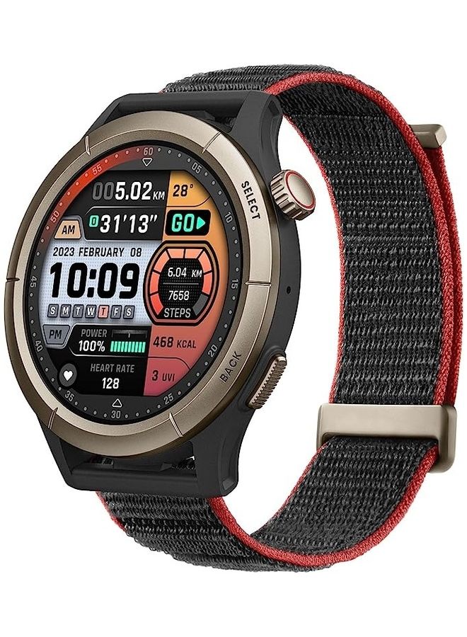 Amazfit Cheetah Pro Smartwatch Running Watch With Chat AI Coaching Run Track Black (Titanium Alloy Bezel)  - Image 1