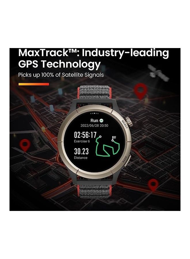 Amazfit Cheetah Pro Smartwatch Running Watch With Chat AI Coaching Run Track Black (Titanium Alloy Bezel)  - Image 2