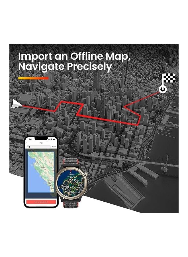 Amazfit Cheetah Pro Smartwatch Running Watch With Chat AI Coaching Run Track Black (Titanium Alloy Bezel)  - Image 4