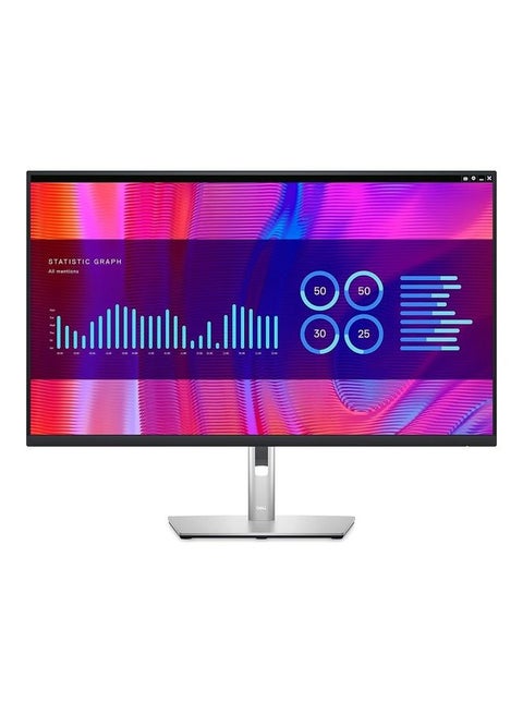 P3223DE 32 USB-C Hub Monitor, 31.5" QHD IPS Display, 60Hz Refresh Rate, 5ms (Fast GtG) Response Time, USB-C Port, SuperSpeed USB 5Gbps, 90W PD, 1.07B Color Support Black/Silver