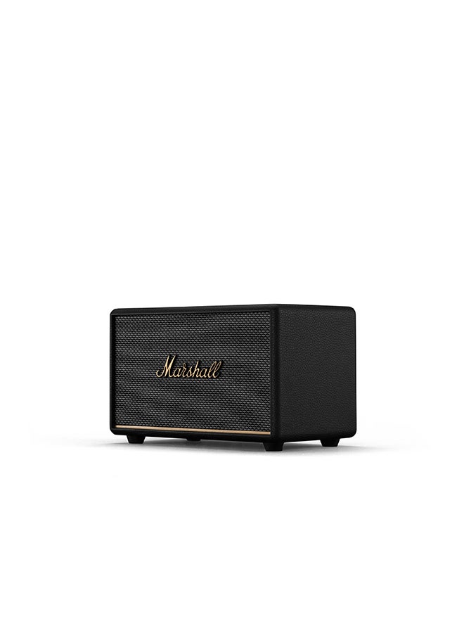 Marshall - Acton III 60W Premium Home Wireless Speaker With Bluetooth 5.2 And Multiple Inputs - Enjoy signature Marshall Sound Black - Image 1