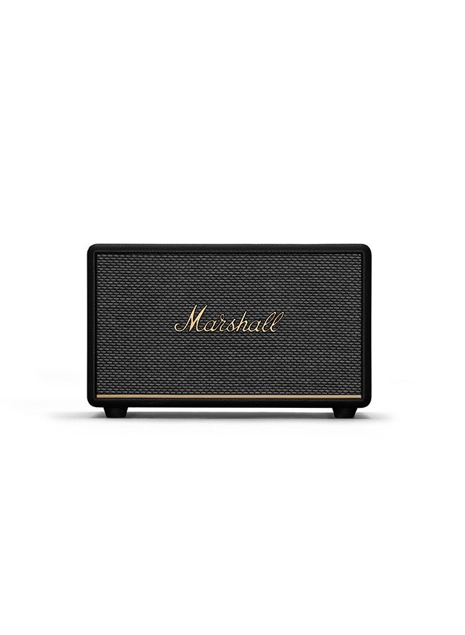 Marshall - Acton III 60W Premium Home Wireless Speaker With Bluetooth 5.2 And Multiple Inputs - Enjoy signature Marshall Sound Black - Image 1